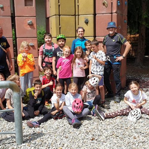 Klettern Gruppenfoto